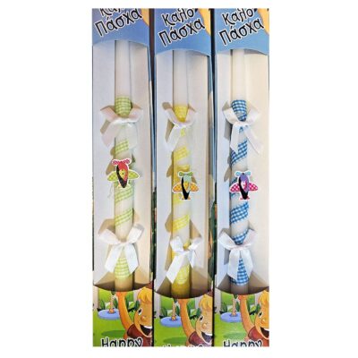 Λαμπάδα Αεροπλανάκι σε Χρωματιστό Κουτί 36cm x ø17mm Bunny's 931508