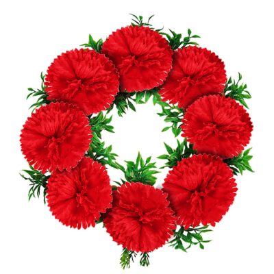 Στεφάνι με 8 Γαρύφαλλα ø40cm Bunny's 931571