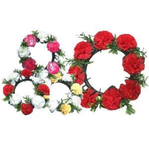 73-1552 Στεφάνι 8 Ορτανσίες ø35cm Bunny's 931572