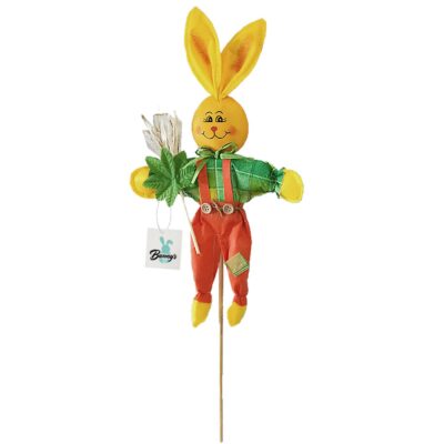 Λαγός με Στάχι σε Καλάμι 58cm (κούκλα 40cm) Bunny's 931603