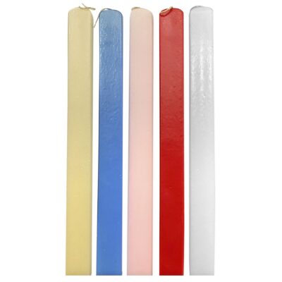 Λαμπάδα Πλακέ Μονόχρωμη 35x3cm Bunny's 931644