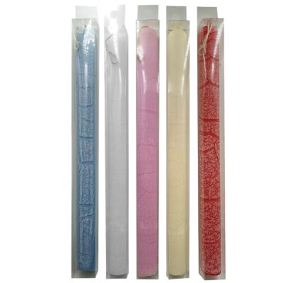 Λαμπάδα Οβάλ ματ Ανάγλυφη 35cm Bunny's 931791