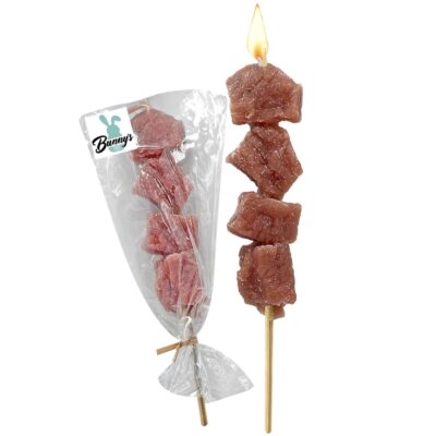 Κερί 3d Καλαμάκι Σουβλάκι 20x4x4cm Bunny's 931839
