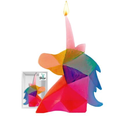 Κερί 3d Μονόκερος 24x15,5x2,5cm Bunny's 931842