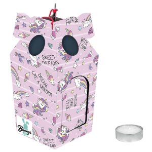 73-1853 Φαναράκι με Ρεσώ Μονόκερος 21x9,5cm Bunny's 931873