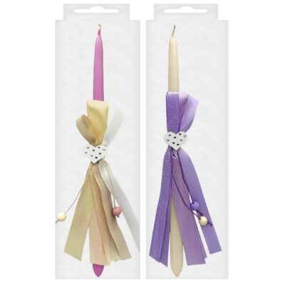 Λαμπάδα Καρδιά 37cm Bunny's 931939