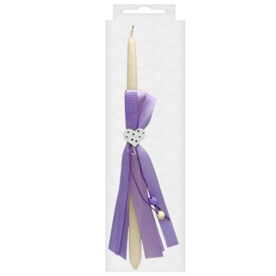 Λαμπάδα Καρδιά 37cm Bunny's 931939