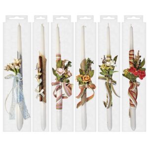 Λαμπάδα Ύφασμα Λουλούδι 36cm x ø2mm Bunny's 931982