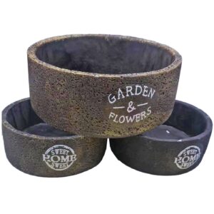 Γλαστράκι Κασπώ Κεραμικό Garden Flowers ø16x6cm Bunny's 932018