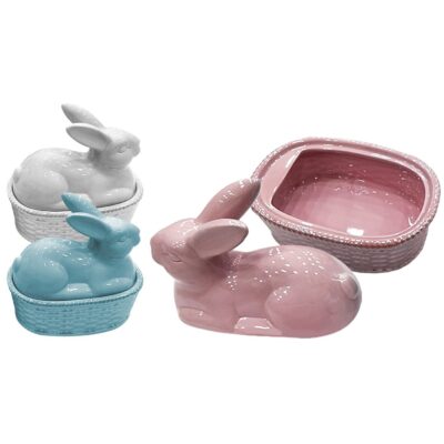 Μπωλ Αυγοθήκη Λαγός 21x12x20cm Bunny's 932084