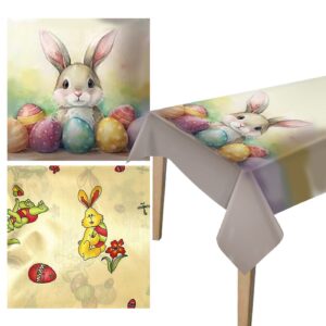 73-2086 Τραπεζομαντηλο Πασχαλινό 150x150cm Bunny's 932106
