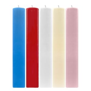 73-2092 Λαμπάδα Πλακέ Μονόχρωμη ματ 30x4.5cm Bunny's 932112