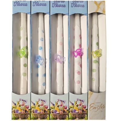 Λαμπάδα Καρδιές 1074 38cm x ø18mm Bunny's 932113