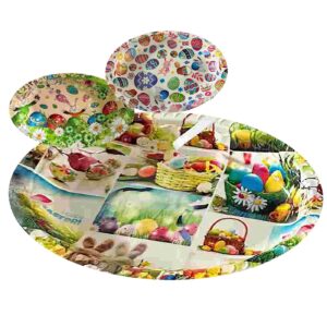 73-2123 Δίσκος Οβάλ Βαθύς Πασχαλινός 39x29cm Bunny's 932143