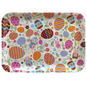 73-2125 Δίσκος Ορθογώνιος Πασχαλινός 32x23cm Bunny's 932145