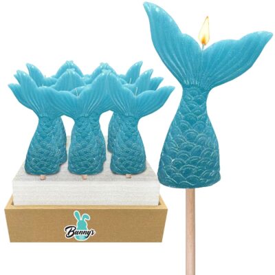 Κερί Ουρά Γοργόνας σε Στικ 10x5cm (H:20cm) Bunny's 932163