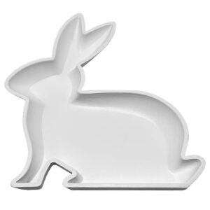 73-2150 Δίσκος Σχέδιο Λαγός Λευκός 29,5x25x3cm Bunny's 932170