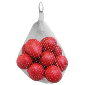 Σετ 12 Αληθοφανή Αυγά Κόκκινα σε Δίχτυ 6x4cm Bunny's 932295