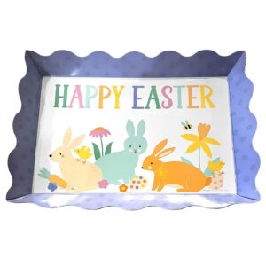 73-2304 Δίσκος Πασχαλινός απο Χαρτόνι 34x25x3cm Bunny's 932324