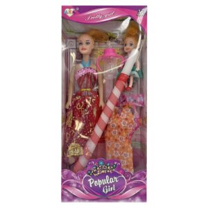 73-2314 Λαμπάδα Κούκλα Popular Girl & Κουκλάκι & Φορέματα 32x14x5cm Bunny's 932334