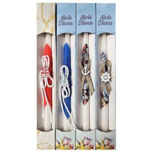 73-2318 Λαμπάδα Ναυτικό Ντεκόρ σε Κουτί Χρωματιστό 36cm x ø17mm Bunny's 932338