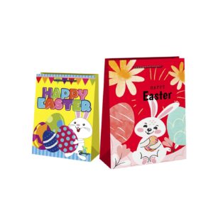 Τσάντα Δώρου Χάρτινη Πασχαλινή (23cm) 23x17x8cm Bunny's 93617