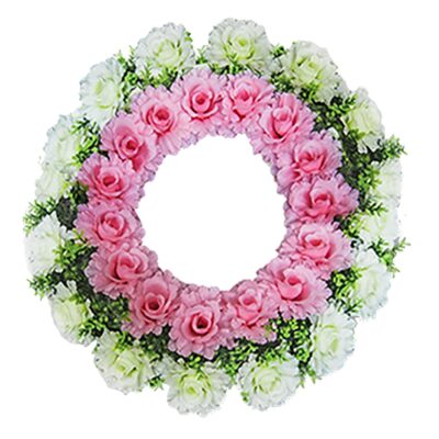 Στεφάνι Πολλά Τριαντάφυλλα 60cm ø60cm Bunny's 93984