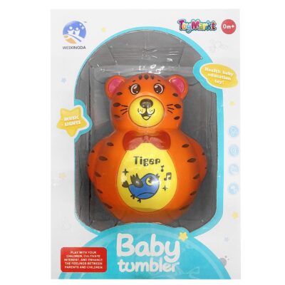 Βρεφικό Happy Tiger Μπαταρίας 18x13x11cm ToyMarkt 941117