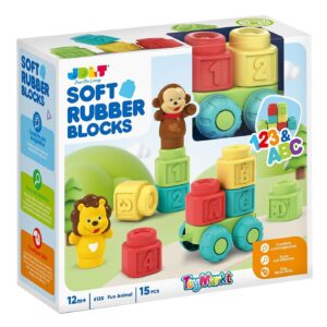 74-1109 Βρεφικά Μαλακά Τουβλάκια 15 Τεμαχίων 26x23x9cm ToyMarkt 941129