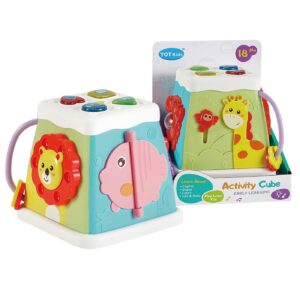 74-1117 Βρεφικός Κύβος Δραστηριοτήτων Μπαταρίας 15x18x14cm ToyMarkt 941137