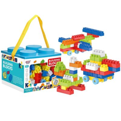 Τουβλάκια σε Κουτί Κύβο 100τεμ 15x15x13cm ToyMarkt 95450