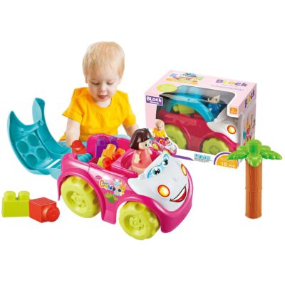 Αυτοκινητάκι Τουβλάκια 10 τεμ 25x17x16cm ToyMarkt 95451