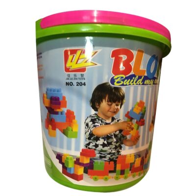 Κουβάς με 30 Τουβλάκια. 3+ Ετών ø23,5x24cm ToyMarkt 95461