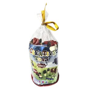 75-66 Τουβλάκια Σακουλάκι 100τεμ. 3+ Ετών 10x16cm ToyMarkt 9586