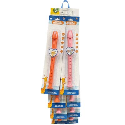 Φλογέρα 28cm με Καρδιά Ζωάκι σε Καρτέλα 40x9cm ToyMarkt 96148