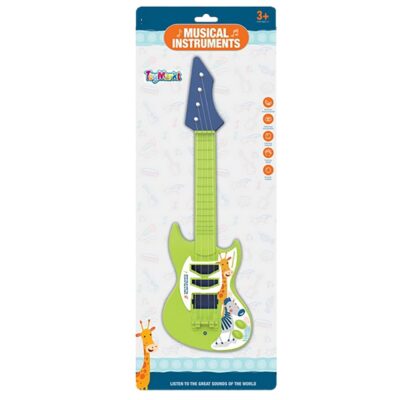 Κιθάρα ροκ Ζωάκια σε Καρτέλα 50x18cm ToyMarkt 96151