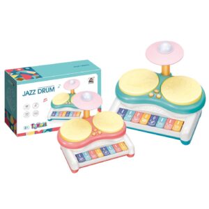76-149 Πιανάκι με Τύμπανα Μπαταρίας ροζ 25x17x9cm ToyMarkt 96169
