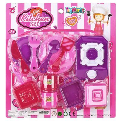 Κουζινικά σε Καρτέλα 30x29x4cm ToyMarkt 971200