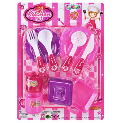 Κουζινικά σε Καρτέλα 29x21x4cm ToyMarkt 971203