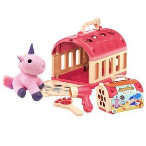 Mini pet Μονόκερως 4 τεμ σε Καλάθι 16x11x11cm ToyMarkt 971294