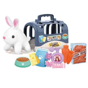 Pet Λαγός σε Τσάντα Ταξιδίου 19x16x13cm ToyMarkt 971334