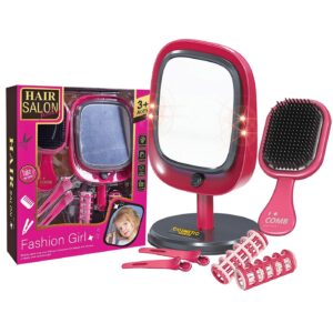 77-1323 Σετ Ομορφιάς Βούρτσα Καθρέφτης Μπαταρίας 22x26x6cm ToyMarkt 971343