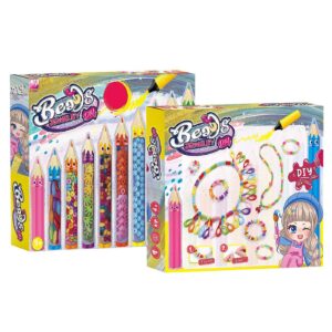 77-1327 Σετ Χάντρες σε Θήκες-Μολύβια 27x23x3cm ToyMarkt 971347