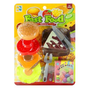 77-1357 Fast Food Χάμπουργκερ σετ Φτιάξτο Μονο σου 27x21cm ToyMarkt 971377