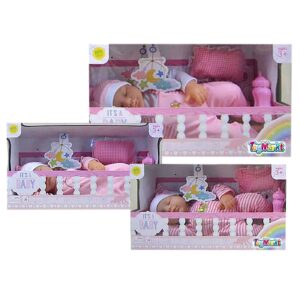 78-193 Ξαπλωμένο Μωράκι 35cm Μπαταρίας 36x20x12cm ToyMarkt 98213