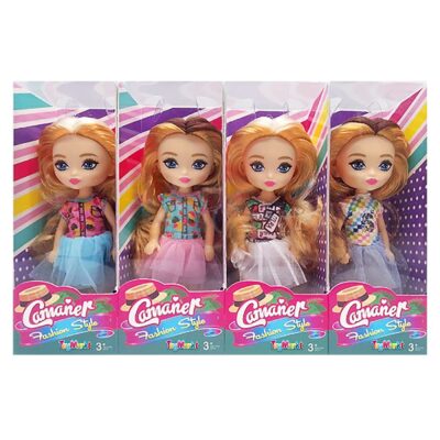 Κούκλα 15cm Fashion Style Camaner 17x6x5cm ToyMarkt 98239