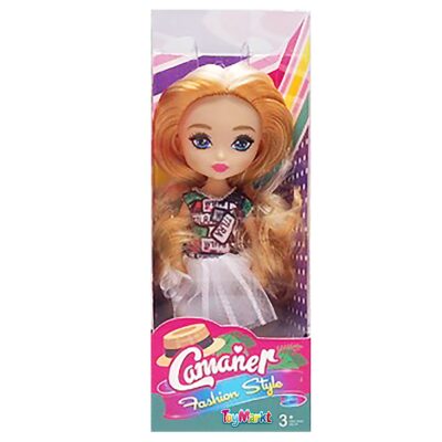 Κούκλα 15cm Fashion Style Camaner 17x6x5cm ToyMarkt 98239