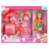 Κούκλα και Ποδήλατο με Γλυκά 25x20x7cm ToyMarkt 98241