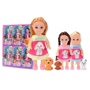 78-229 Κούκλα 11cm & Ζωάκι pet 8x16x4cm ToyMarkt 98249