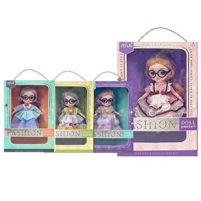 Κούκλα 16cm Fashion με Γυαλιά 22x15x6cm ToyMarkt 98259